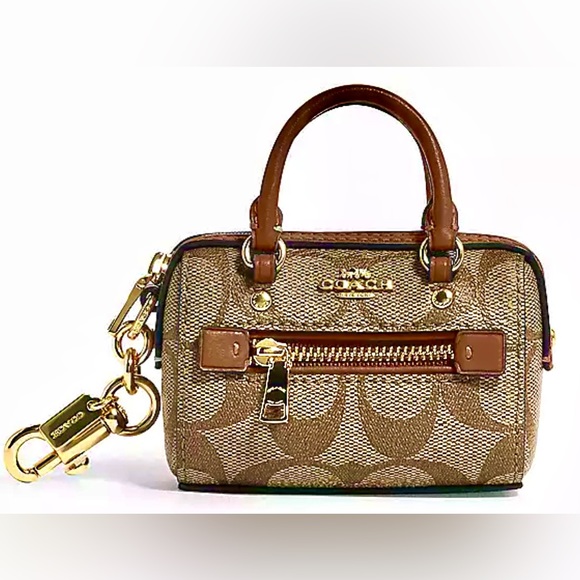 Coach Accessories - NWT Mini Coach Leather Rowan Satchel keychain/Bag charm
